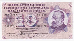 Switzerland, 10 Franken, 1974, UNC, p45t
Estimate: USD 20 - 40