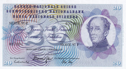 Switzerland, 20 Franken, 1974, UNC, p46v
Estimate: USD 40 - 80