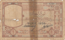 Syria, 1 Livre, 1939, FAIR, p39A
Estimate: USD 20 - 40