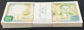 Syria, 1.000 Pounds, 1997, UNC, p111, BUNDLE
(Total of 87 banknotes), Central Bank of Syria 
Estimate: USD 150 - 300