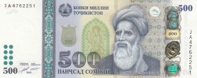 Tajikistan, 500 Somoni, 2018, UNC, p22
National Bank of Tajikistan
Estimate: USD 75 - 150