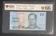 Thailand, 50 Baht, 2004, UNC, p112
MDC 66 GPQ
Estimate: USD 20 - 40