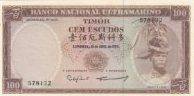 Timor, 100 Escudos, 1963, UNC, p28a
Estimate: USD 20 - 40