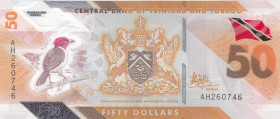 Trinidad & Tobago, 50 Dollars, 2020, UNC, p64
Polymer
Estimate: USD 20 - 40