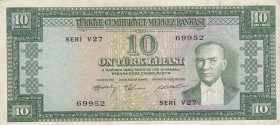 Turkey, 10 Lira, 1958, VF, p158, 5.Emission
Split
Estimate: USD 50 - 100