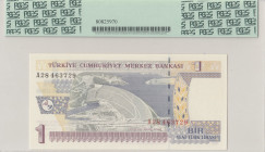 Turkey, 1 New Lira, 2005, UNC, p216, 8. Emisyon
PCGS 67 PPQ, High Condition
Estimate: USD 25 - 50