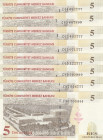 Turkey, 5 New Lira, 2005, UNC, p217, 8. Emisyon
(Total 8 banknotes)
Estimate: USD 20 - 40