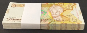 Turkmenistan, 5 Manat, 2012, UNC, p30, (Total 89 banknotes)
Estimate: USD 20 - 40