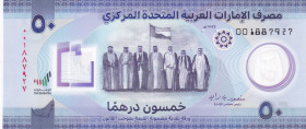 United Arab Emirates, 50 Dirhams, 2021, UNC, p35
Commemorative banknote, polymer
Estimate: USD 50 - 100