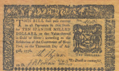 United States of America, 10 Dollars, 1776, UNC(-), pS2058
New York
Estimate: USD 75 - 150