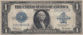 United States of America, 1 Dollar, 1923, VF(-), p342
Silver Certificate - blue seal, Split
Estimate: USD 50 - 100