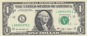 United States of America, 1 Dollar, 2009, UNC, p530
Low serial
Estimate: USD 20 - 40