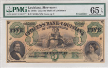 United States of America, 5 Pounds, 1860s, UNC, REMAINDER
Confederate States of America, Louisiana
Estimate: USD 250 - 500