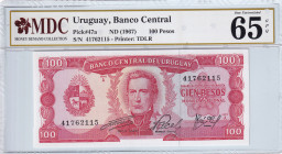 Uruguay, 100 Pesos, 1967, UNC, p47a
MDC 65 GPQ, Banco Central
Estimate: USD 20 - 40