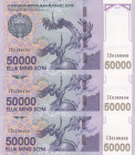 Uzbekistan, 50.000 Sum, 2017, UNC, p85, (Total 3 banknotes)
Estimate: USD 30 - 60