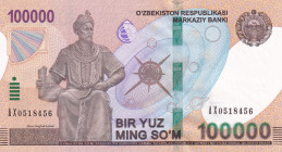 Uzbekistan, 100.000 Som, 2019, UNC, p86
Estimate: USD 25 - 50