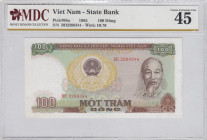 Viet Nam, 100 Dông, 1985, XF, p98a
MDC 45
Estimate: USD 20 - 40