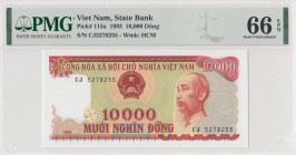 Viet Nam, 10.000 Dông, 1993, UNC, p115a
PMG 66 EPQ
Estimate: USD 25 - 50