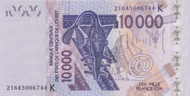 West African States, 10.000 Francs, 2021, UNC(-), p818T
"K'' Senegal
Estimate: USD 20 - 40