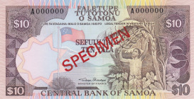Western Samoa, 10 Tala, 1985, UNC, p27s, SPECIMEN
Estimate: USD 20 - 40