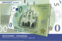 Fantasy Banknotes, 0 Euro, 2018, UNC, FOLDER
Nove Zamky-Synagoga
Estimate: USD 20 - 40