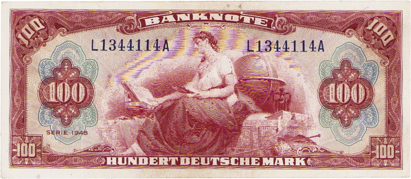 Bundesrepublik Deutschland
Bank deutscher Länder 1948-1949 100 DM 1948. Serie L...