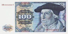 Bundesrepublik Deutschland
Deutsche Bundesbank 1960-1999 5, 10, 20, 50 und 100 DM 2.1.1980. Ro. 285 - 289 5 Stück. I