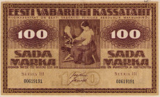 Ausland
Estland 100 Marka 1919. WPM 48c II