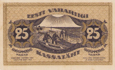 Ausland
Estland 25 Marka 1919. WPM 47 b II+