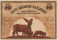 Ausland
Estland 10 Marka 1919. WPM 46 c I-