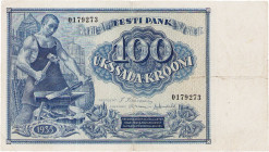 Ausland
Estland 100 Krooni 1935. WPM 66 III