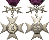 Orden deutscher Länder Sächsische Herzogtümer ab 1826
Herzoglich Sachsen-Ernestinischer Hausorden, Verdienstkreuz 3. Form Silbernes Verdienstkreuz mi...