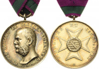 Orden deutscher Länder Sächsische Herzogtümer ab 1826
Goldene Verdienstmedaille des Sachsen-Ernestinischen Hausordens Verliehen 1891/1908. Mit einsei...