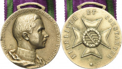 Orden deutscher Länder Sächsische Herzogtümer ab 1826
Goldene Verdienstmedaille Verliehen 1905/1914. Stempelschneider "MvK". Porträt Carl Eduard Herz...