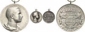 Orden deutscher Länder Sachsen-Coburg und Gotha
Herzog Carl-Eduard-Medaille 2. Klasse Verliehen 1905/1911. Porträt Carl Eduard Herzog von Sachsen - C...