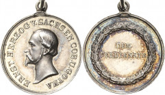 Orden deutscher Länder Sachsen-Coburg und Gotha
Verdienstmedaille in Silber Miniatur (um 1890). Der silbernen Verdienstmedaille. Eine nicht verausgab...