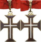 Ausländische Orden und Ehrenzeichen Portugal
Christus-Orden, Kommandeurskreuz Verliehen ab 1910. 2. Modell. Avers und Revers gleich, emailliert, an o...