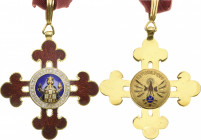 Ausländische Orden und Ehrenzeichen Spanien
Zivilorden Alfons X., des Weisen, Kommandeurskreuz Gestiftet 11.4. 1939. Avers mehrteilig gefertigt, emai...