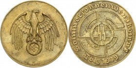 Drittes Reich
 Bronzemedaille 1939 (Deschler, München) Sommersonnenwendkampf der SS in Tölz. Reichsadler mit dem Hakenkreuz im Eichenlaubkranz / SS-R...