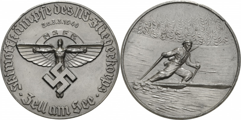 Drittes Reich
 Weißmetallmedaille 1940. Skiwettkämpfe des NS-Fliegerkorps in Ze...