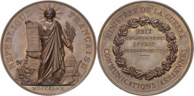 Slg. Joos - Medaillen, Plaketten, Abzeichen der Luftfahrt 1783-1945
 Bronzemedaille 1870 (Oudiné) Verdienstmedaille des Kriegsministeriums. Belorbeer...