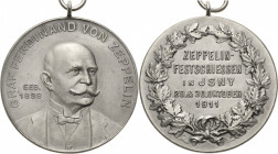 Slg. Joos - Medaillen, Plaketten, Abzeichen der Luftfahrt 1783-1945
 Silbermedaille 1911 (M. & W.) Zeppelin-Festschießen Isny. Brustbild des Grafen Z...