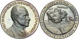 Slg. Joos - Medaillen, Plaketten, Abzeichen der Luftfahrt 1783-1945
 Silbermedaille o.J. (1914) (M. Ziegler) Prof. Dr. Rausenberger und der Beschuss ...