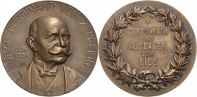 Slg. Joos - Medaillen, Plaketten, Abzeichen der Luftfahrt 1783-1945
 Bronzemedaille o.J. (Mayer & Wilhelm, Stuttgart) Graf Zeppelin, Vorbild für Mut ...
