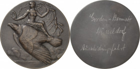 Slg. Joos - Medaillen, Plaketten, Abzeichen der Luftfahrt 1783-1945
 Einseitige Bronzemedaille o.J. (A. Kraumann) Gordon-Bennett Düssledorf Ausscheid...