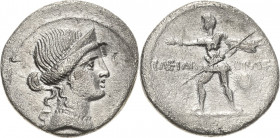 Kaiserzeit
Augustus 27 v. Chr.-14 n. Chr Denar 32/29 v. Chr., italische Münzstätte Venuskopf mit Halskette und Diadem nach rechts / Augustus steht mi...