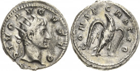 Kaiserzeit
Philippus I. (Arabs) 244-249 für Augustus Antoninian 248, Rom Auf die 1000-Jahrfeier Roms. Kopf mit Strahlenkrone nach rechts, DIVO AVGVST...