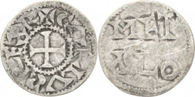 Frankreich
Karl der Einfältige 898-923 Denar, Melle Kreuz im Perlkreis, CARLVS REX R / METALO Morrison-Grunthal 1057 Leschhorn - 1.18 g. Sehr schön