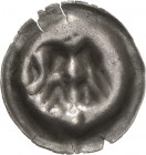 Brandenburg, Markgrafschaft
Friedrich II. 1440-1470 Hohlpfennig Adler nach links Bahrfeldt 2 a Leschhorn - 0.36 g. Sehr schön