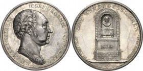 Bayern
Maximilian I. Joseph 1806-1825 Silbermedaille 1828 (J. Neuss) Auf die Errichtung seines Denkmals in Kreuth. Brustbild nach rechts / Ansicht de...